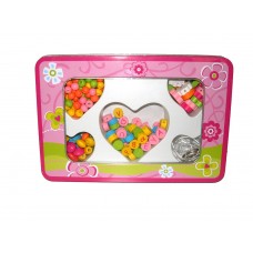 Lacing DIY Beads in Tin Box Lacing DIY Beads in Tin Box